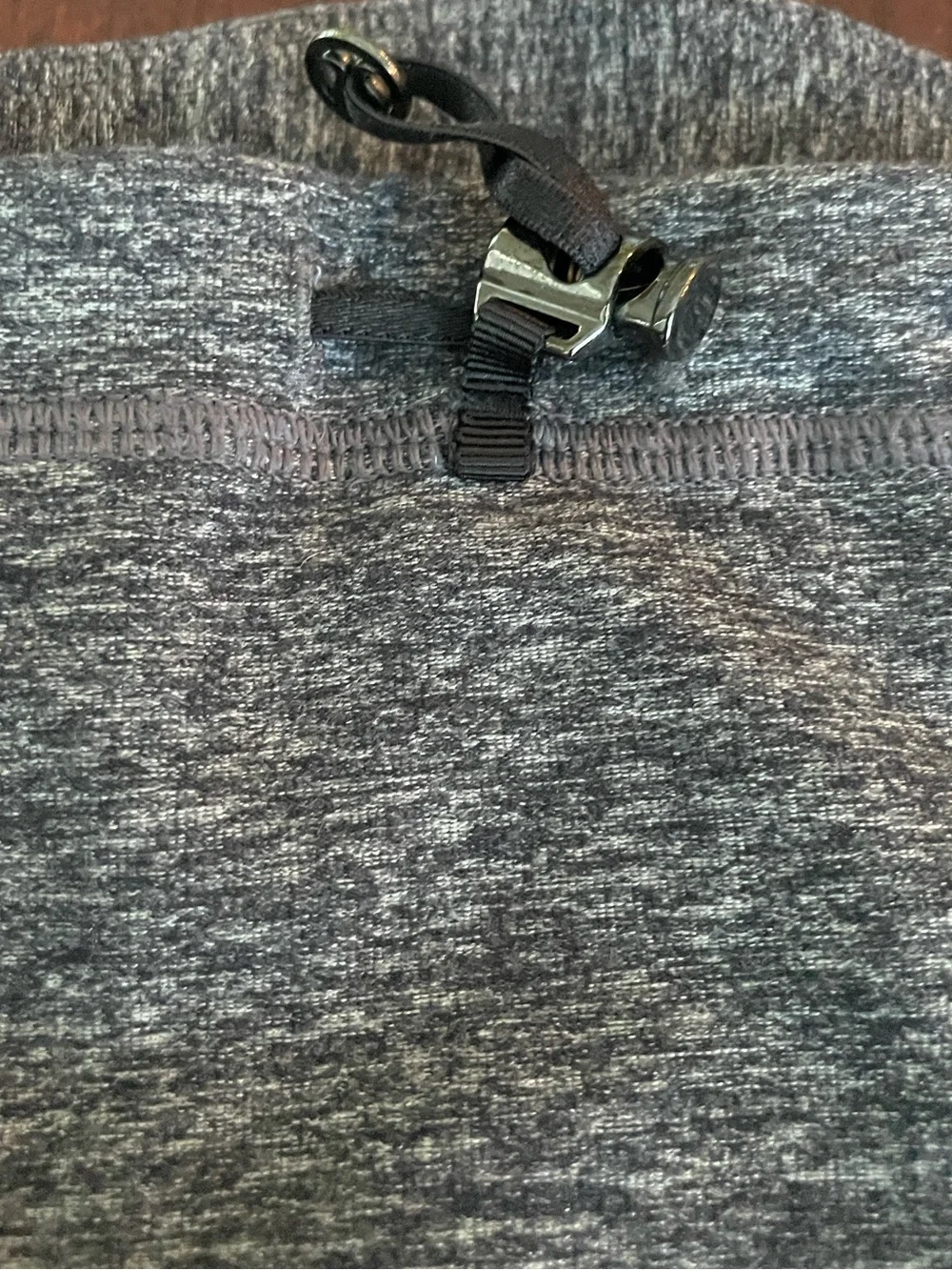 lululemon athletica Heather Gray Face Warmer O/S adjustable unisex Like New